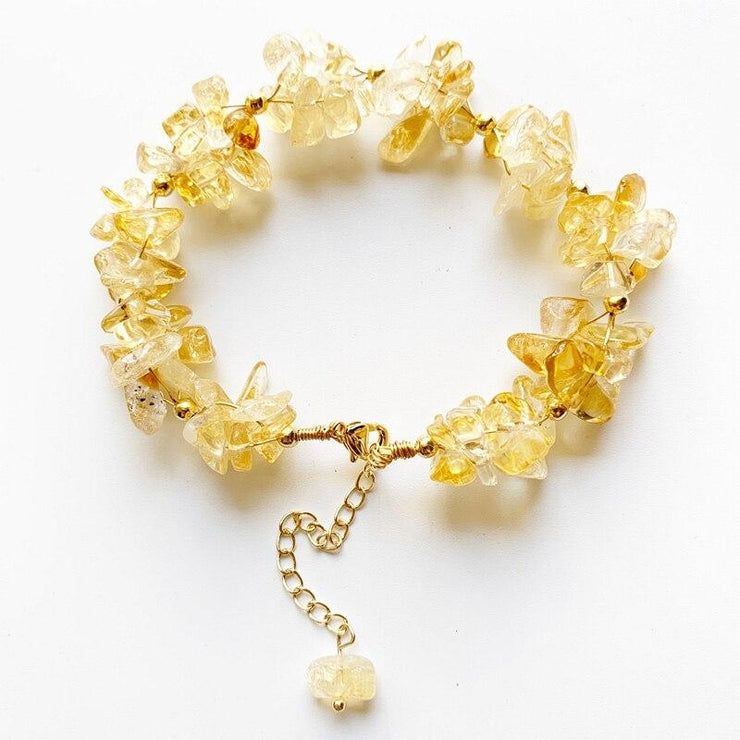 Bracelet Citrine Naturelle