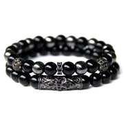 Bracelet Obsidienne Homme