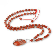 Collier Jaspe Rouge