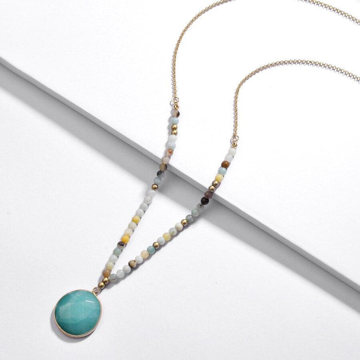 Collier en Amazonite