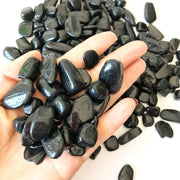 Piedras rodadas turmalina negra