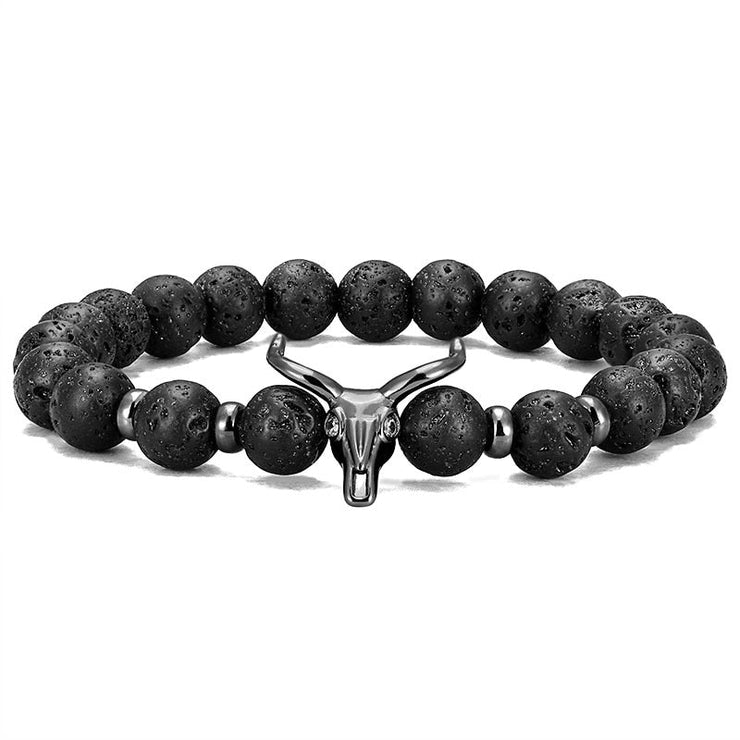 Bracelet Pierre Volcanique Homme