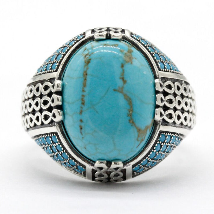 Bague Turquoise Homme