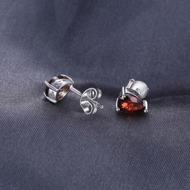 Boucles d'Oreilles Grenat