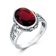 Bague Grenat