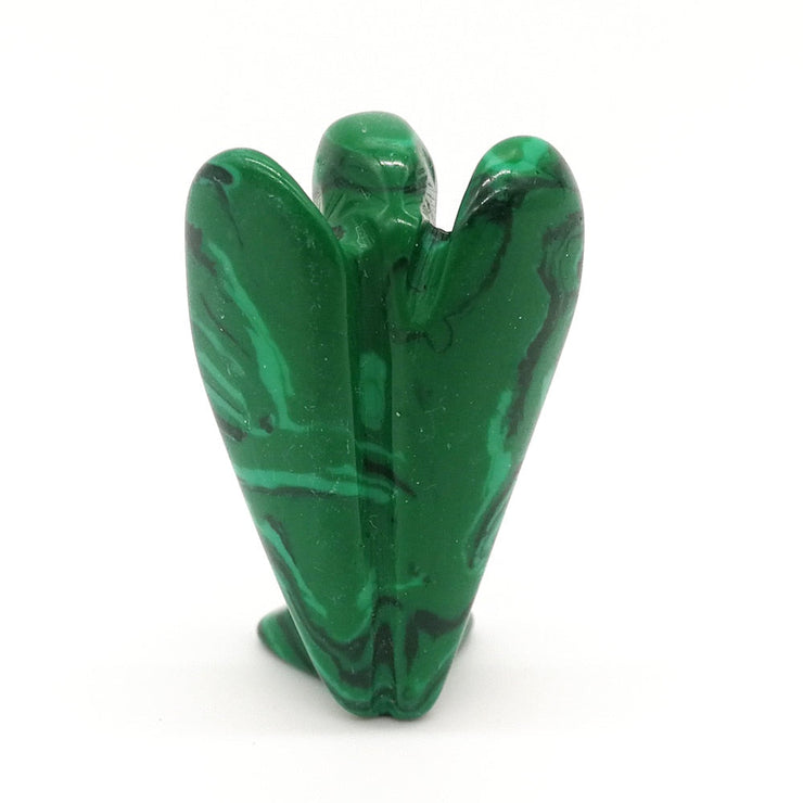 Malachite Angel Statuette