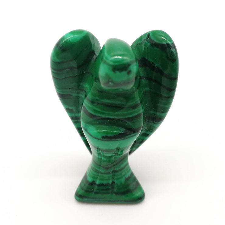 Statuette Ange Malachite