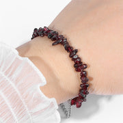 Raw Garnet Bracelet