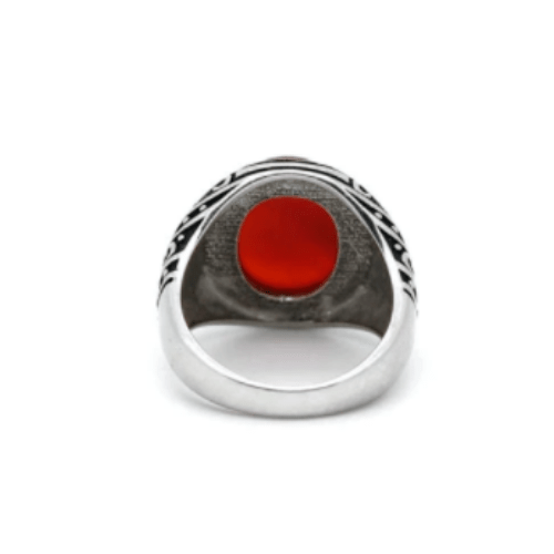 Anillo Jaspe Rojo (Plata)