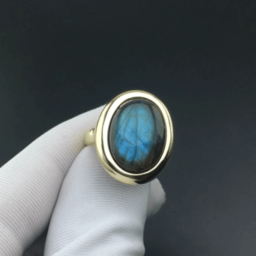 Bague Pierre Labradorite