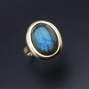 Labradorite Stone Ring