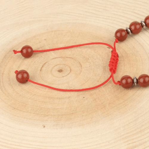 Collier Jaspe Rouge