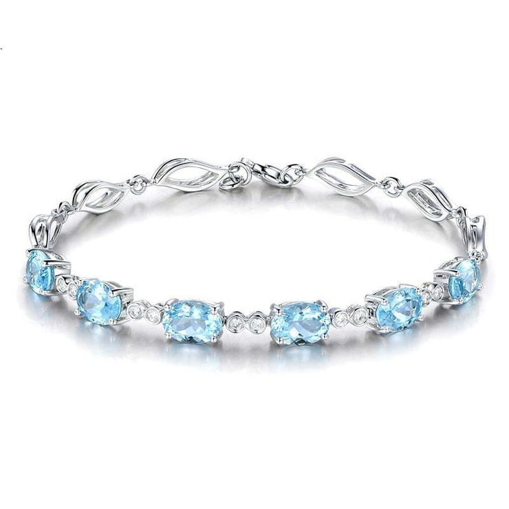 Bracelet Aigue Marine Femme