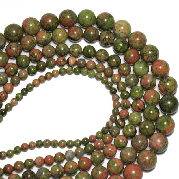 Perles Unakite