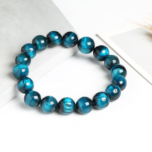 Bracelet Œil de Tigre Bleu