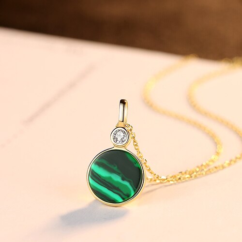 Pendentif en Malachite