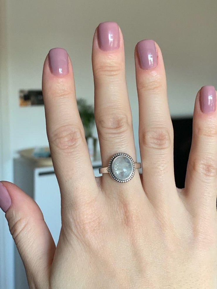 Labradorite Silver Ring