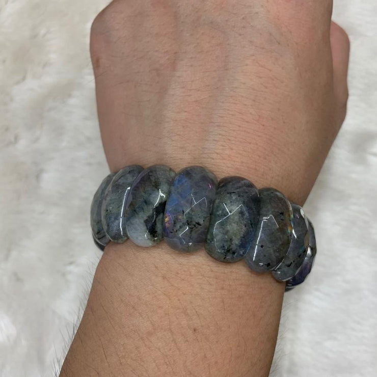 Bracelet en labradorite "Amour Infini"