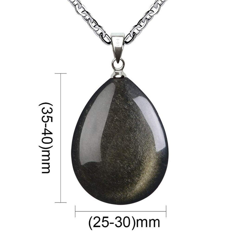 Pendentif Obsidienne