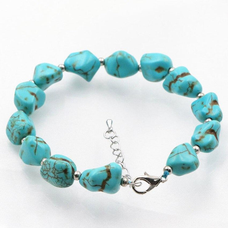 Pulsera de piedra turquesa