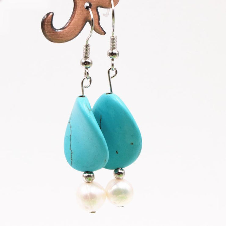 Boucles d'Oreilles en Turquoise