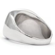 Men's Obsidian Ring (Silver)