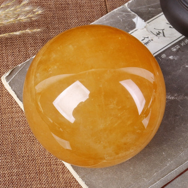 Esfera de citrino