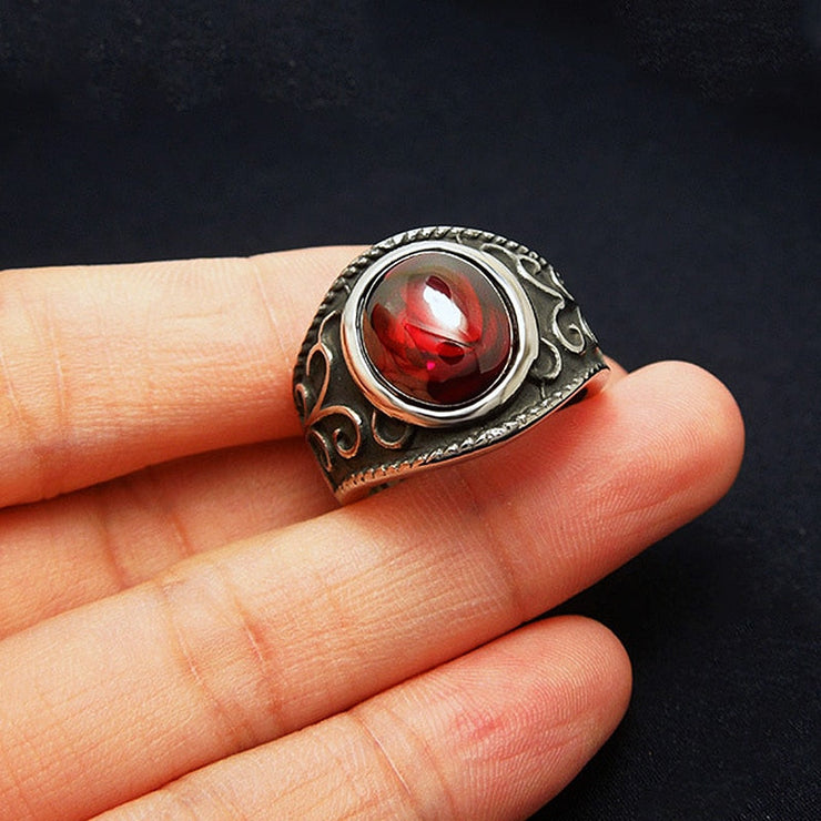 Anillo Jaspe Rojo