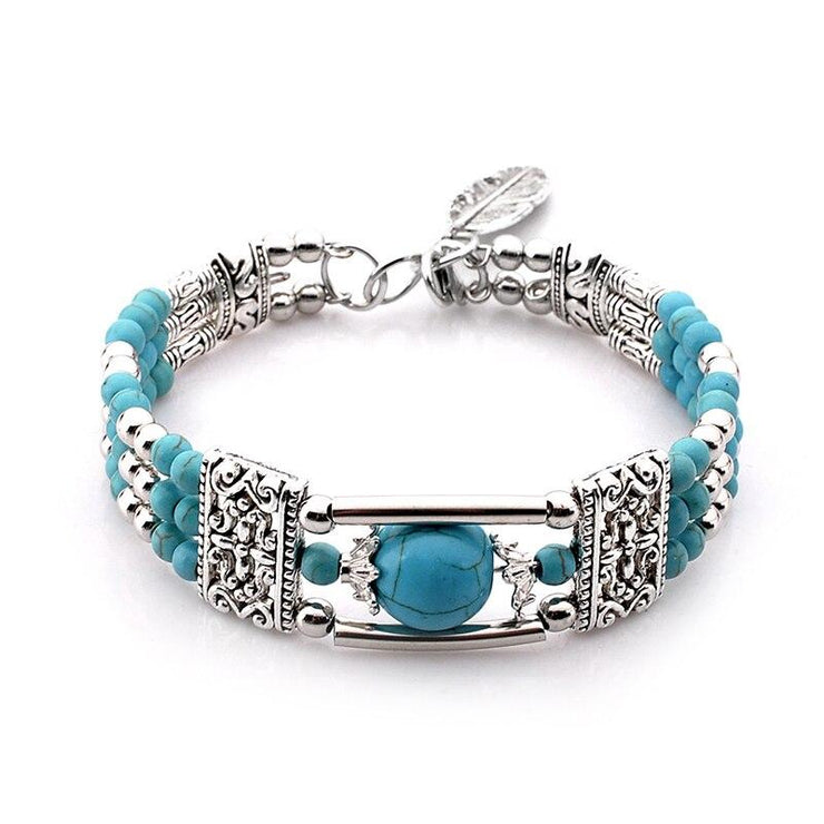 Bracelet Turquoise Femme (Acier)