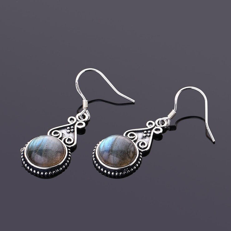 Boucles Oreilles Labradorite