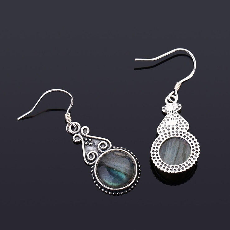 Boucles Oreilles Labradorite