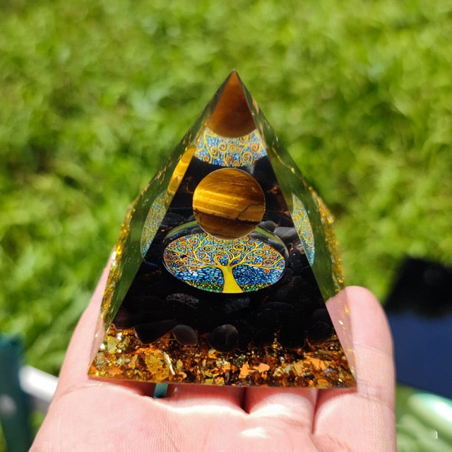 Pyramide en Orgonite