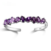 Amethyst &amp; Silver Bracelet