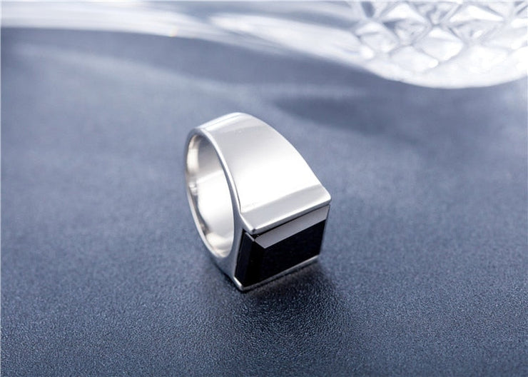 Obsidian Men's Ring "Ultimate Protection"