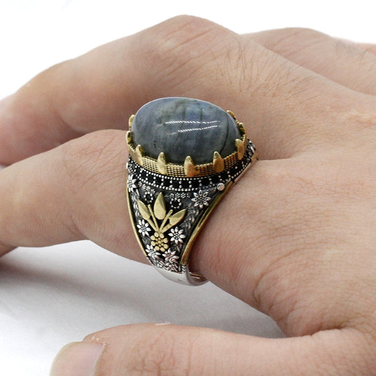 Labradorite Men's Ring