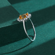 Women's Citrine Ring (Silver)