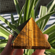 Tiger Eye Pyramid